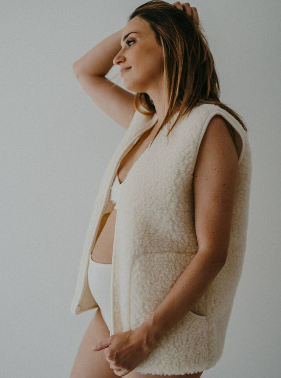 Gilet Nila: Crème / S