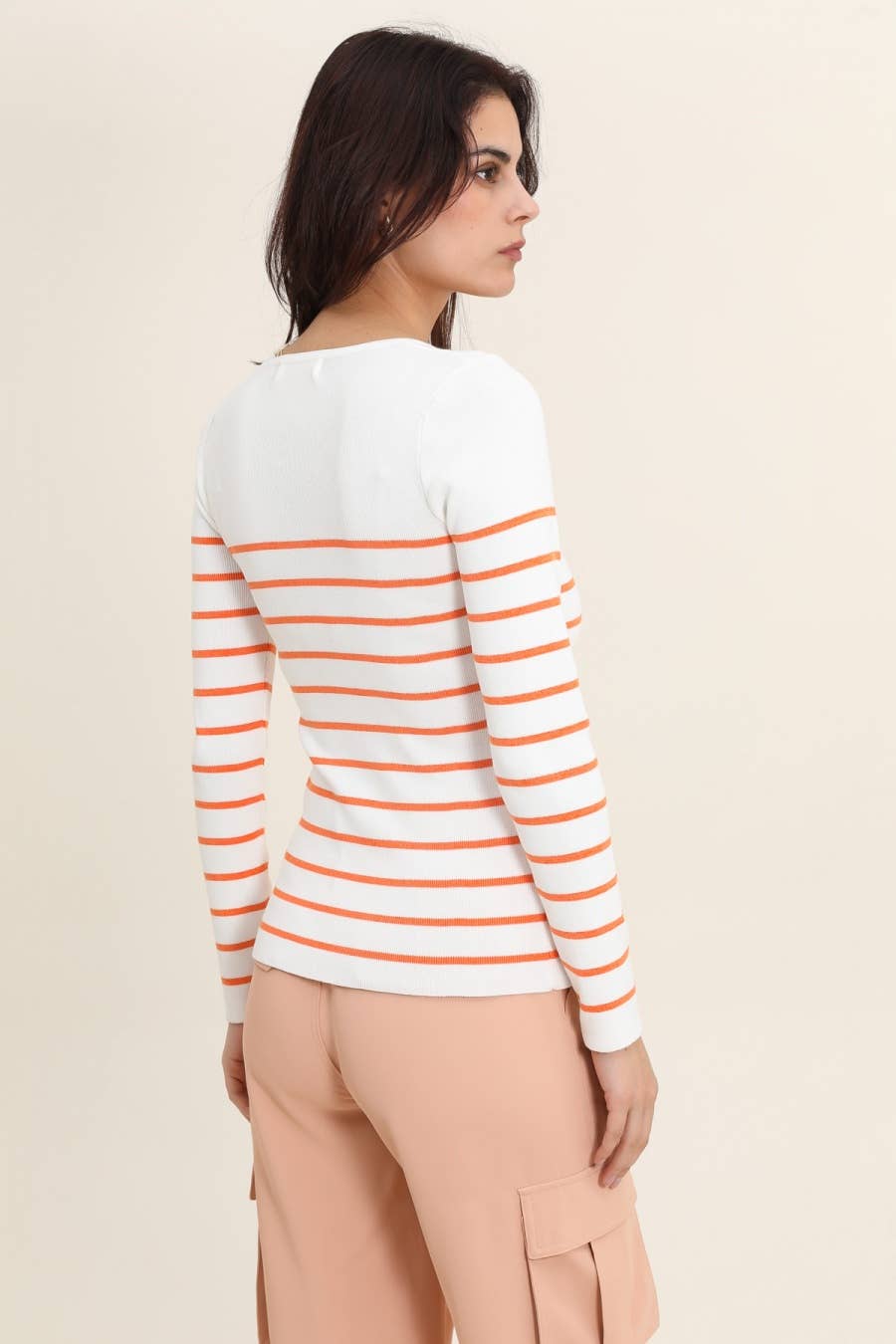 Pull marinière femme