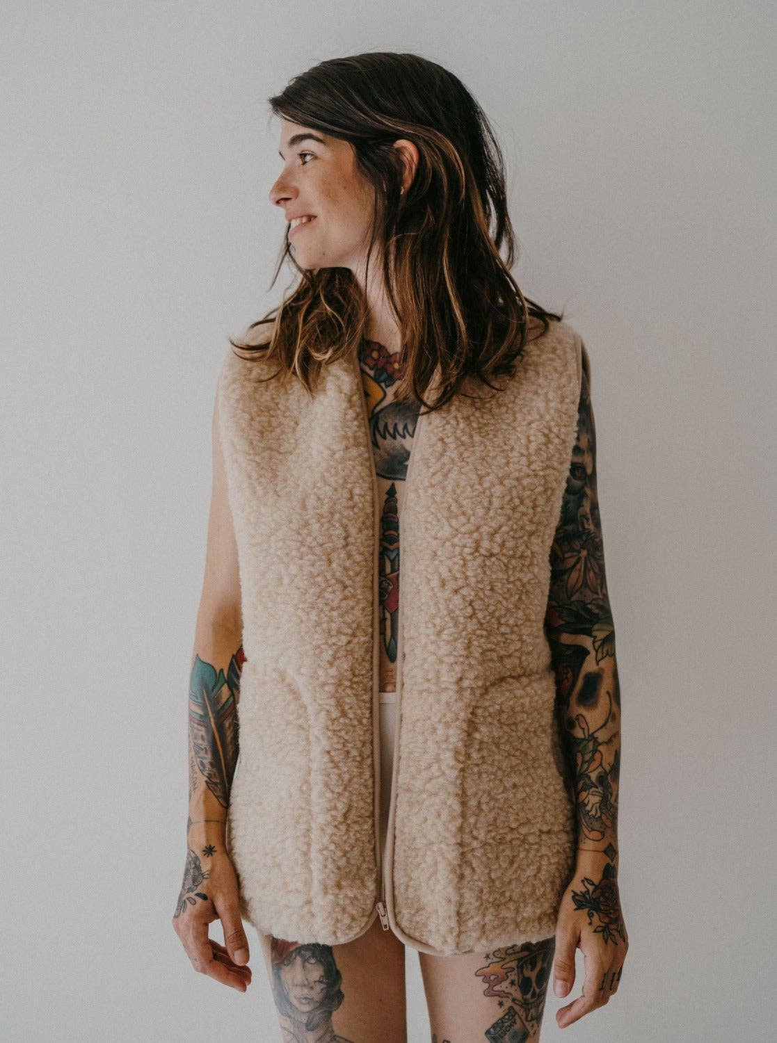 Gilet Nila: Sable / S