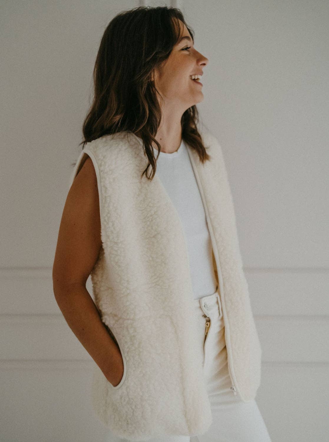 Gilet Nila: Sable / S