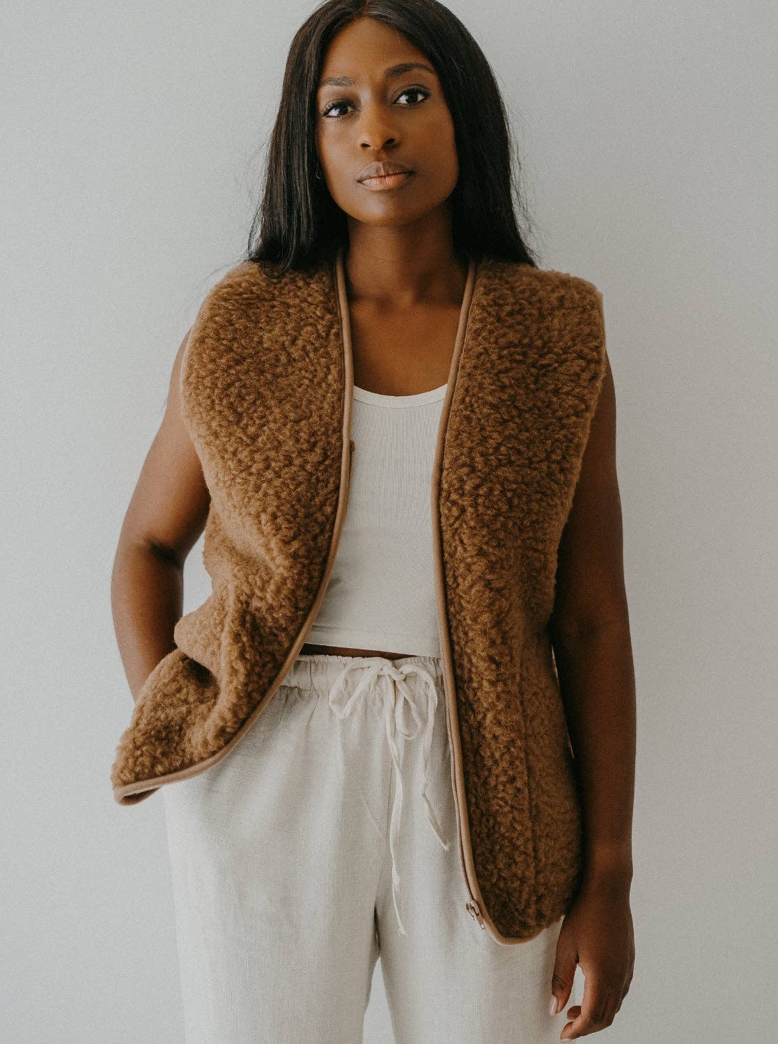 Gilet Nila: Sable / M