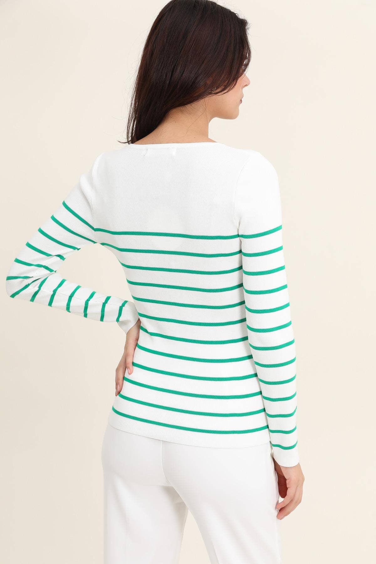 Pull marinière femme